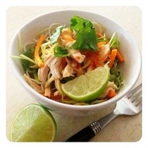 Low Fat Sweet Chilli Chicken & Noodle Salad