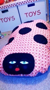 Giant Squishy Spotty Ladyslug Pillow
