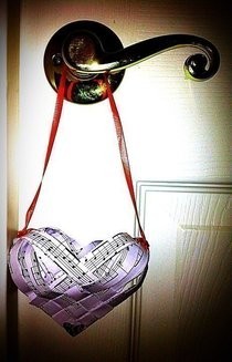 "Love Notes" Paper Hanging Basket
