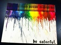 Crayon Melt  Be Colorful