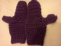 Purple Mitten 
