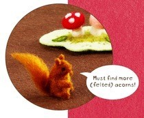 Felted Squirrel