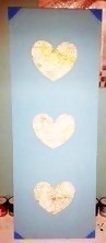 Map Art Canvas Blue 3 Set