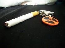 Toxic Cigarette Keychain