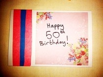 50 Th Birthday Card 1