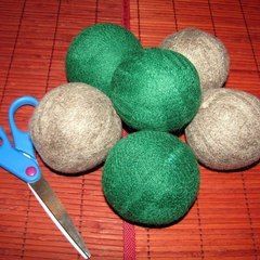 $1 Wool Dryer Balls Using Salvaged Sweaters!
