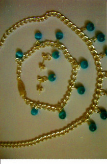 Blue Beads Necklace