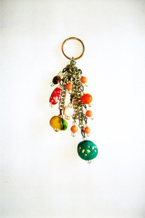 Colourful Beads Keyring