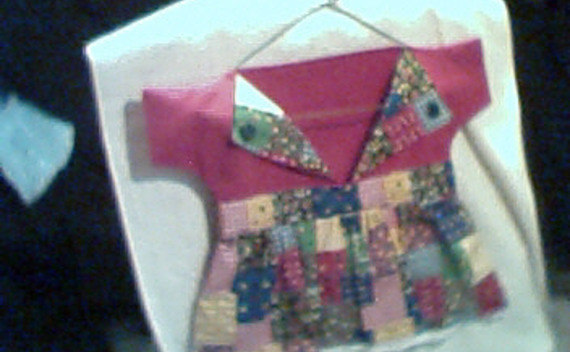 Little Dress Clothespin Bag