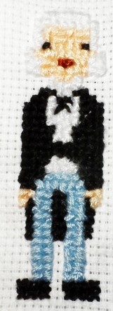 The 1st Doctor In Cross Stitch