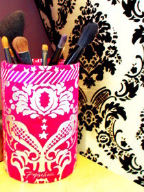 Tin Can Brush Holder
