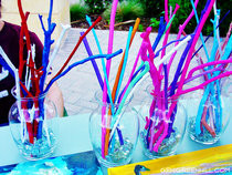 Painted Sticks Decor