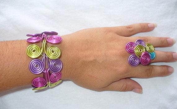 Wire Bracelet And Ring
