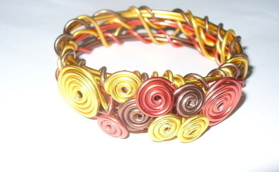 Tri Color Wire Bracelets