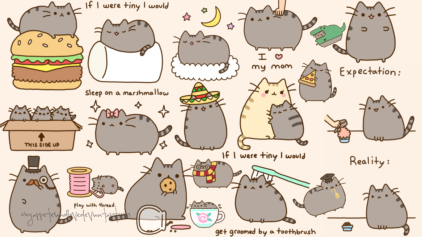 Няшные рисованные котики Няшные рисованные котики