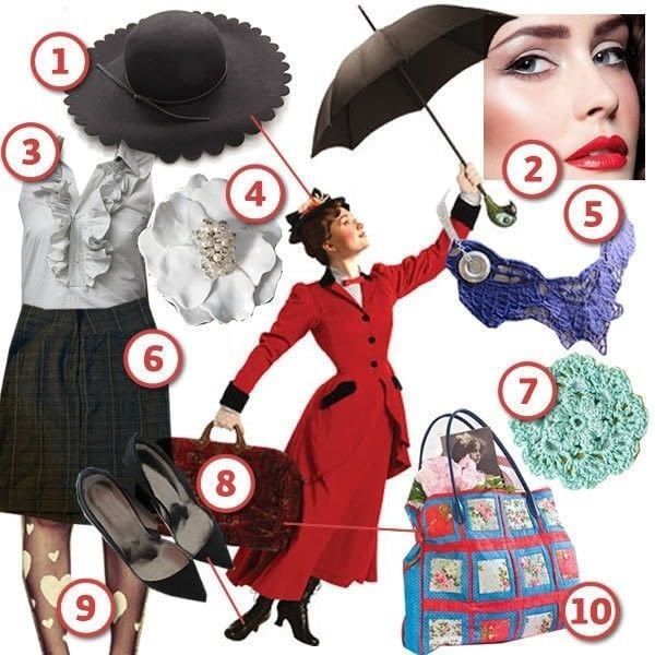 Mary Poppins Diy The Look Cut Out Keep Craft Blog