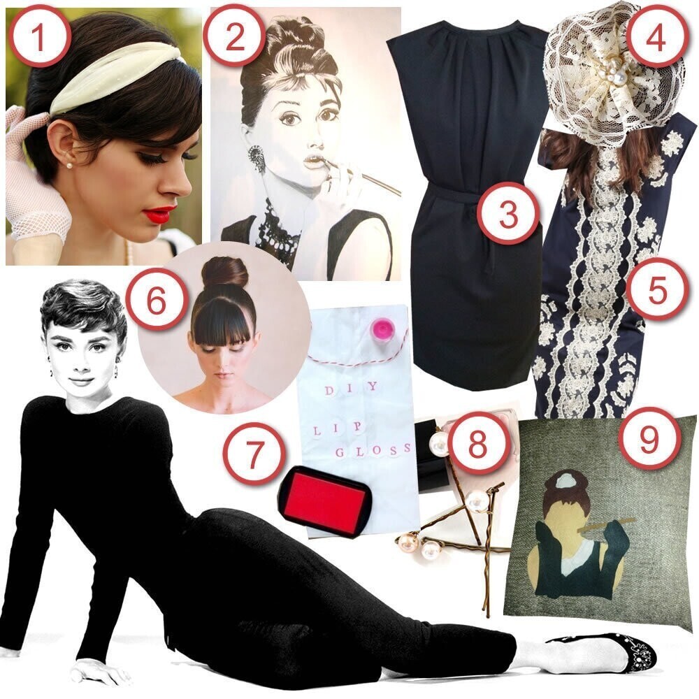 Audrey Hepburn Schablone - 16,5 X 21,5 Cm, Aus Mylar Für Wandgestaltung & Deko