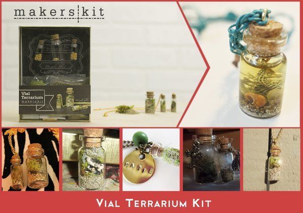 Vial Terrarium Kit from Makers Kit