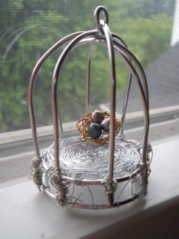 Wire Bird Cage · A Wire Model · Wirework and Wirework on Cut Out + Keep