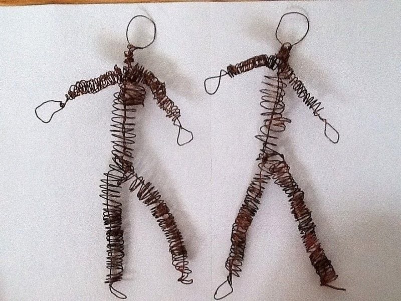 wire art figures