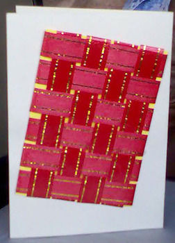 Ribbon Weaving Card · A Ribbon Card · Papercraft, Cardmaking, and ...