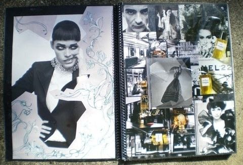 I wanted to make my plain black notebooks for uni more interesting :) .  Free tutorial with pictures on how to make a notebook journal in under 20 minutes by scrapbooking with scissors, glue, and magazine. How To posted by Maybe. Difficulty: Simple. Cost: Cheap. Steps: 7