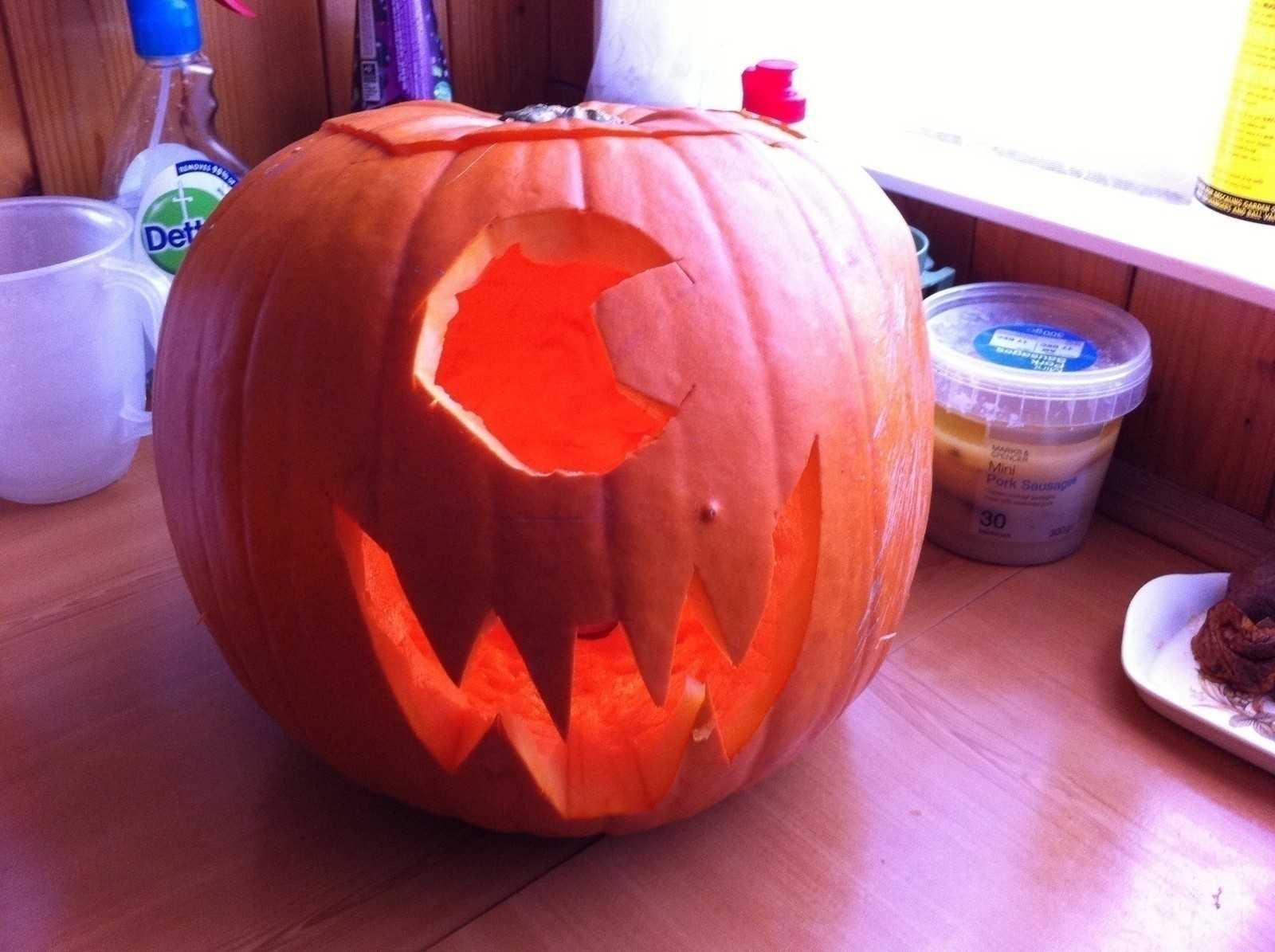 Pumpkins Cyclops And Evil Alien · How To Decorate A Pumpkin · Drawing, Molding, and Bleaching on Cut Out + Keep