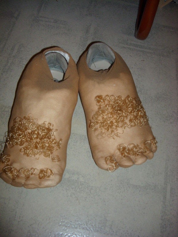 Hobbit (Or Some Other Creature) Feet For A Costume · A Costume · Sewing