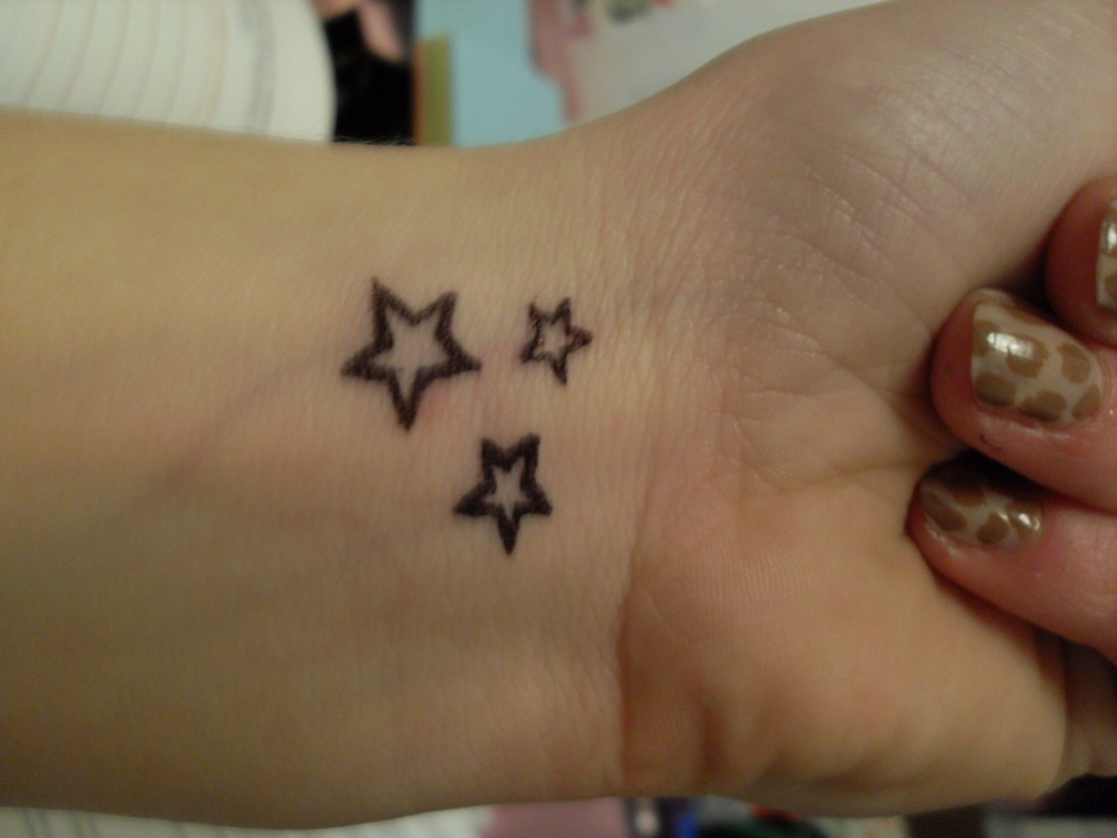 What is the meaning behind a star tattoo on the wrist or hand? What are  some other common tattoos with meaning behind them? - Quora