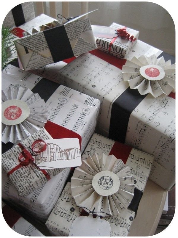 How to wrap a present fancy picture