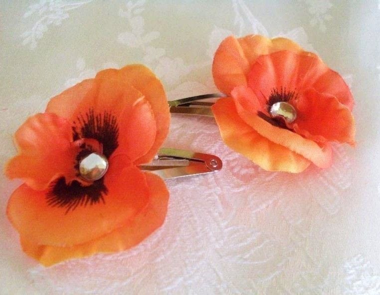 Flower Hair Clips · How To Make A Flower Hair Clip · Jewelry Making on