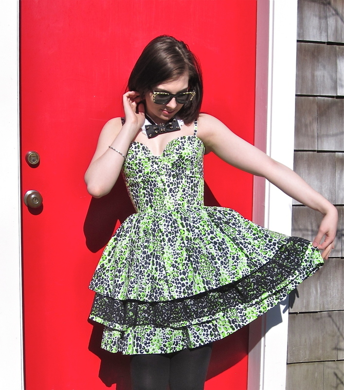 Online neon lime extreme cut out lace body 2 full size like