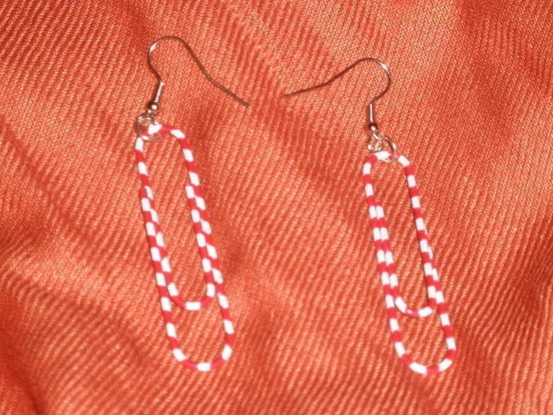Paper Clip Earrings · How To Make A Pair Of Paperclip Earrings