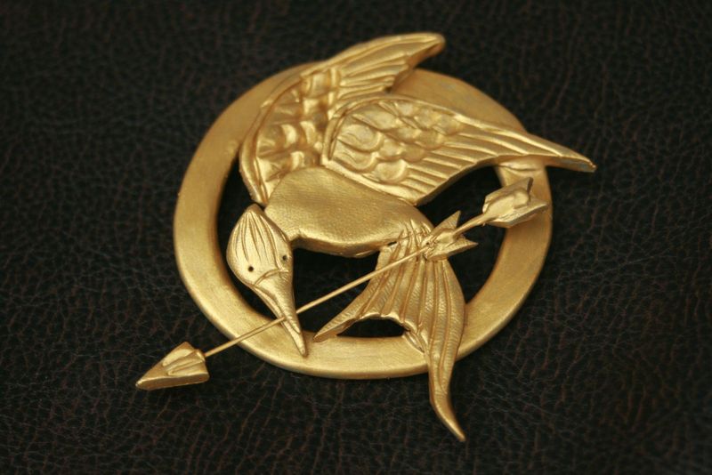 Mockingjay Pin · A Clay Brooch · Molding on Cut Out + Keep