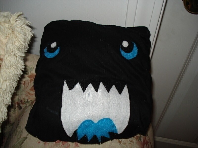 Monster Pillow A Shaped Cushion Sewing On Cut Out Keep Creation Monster Pillow A Shaped Cushion Sewing On Cut Out Keep Creation