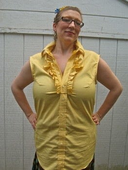 .  Make a ruffled top in under 180 minutes by sewing and dressmaking Inspired by costumes & cosplay, vintage & retro, and people. Version posted by stacey.anne.Q. Difficulty: 3/5. Cost: Cheap.