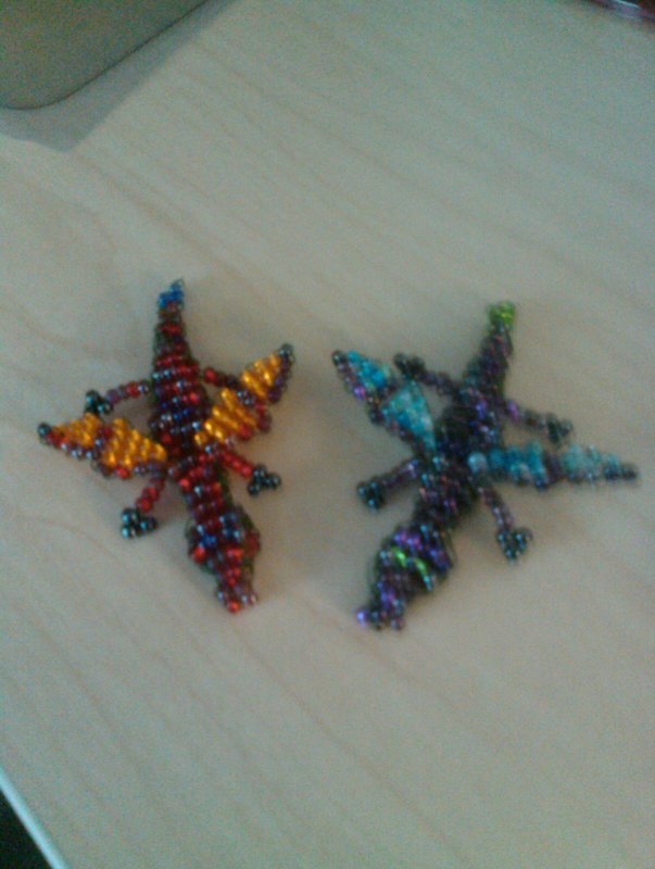 Simple Beaded Dragons · A Beaded Character · Beadwork, Jewelry Making