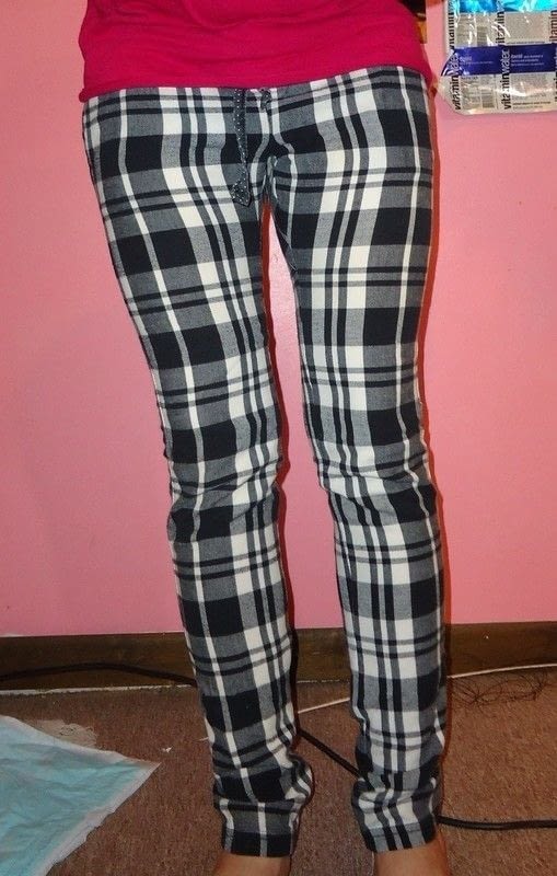 Pajamas To Skinny 'Jeans' · How To Make Pyjamas / A Nightie · Sewing on