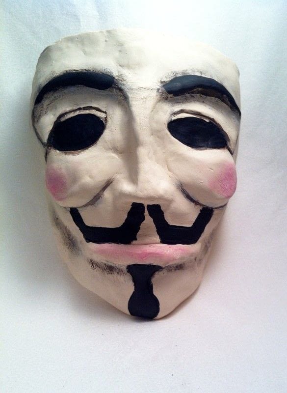 V for vendetta mask papercraft pdf