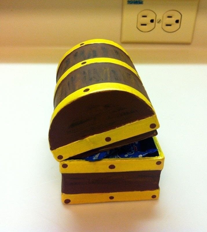 Painted Treasure Chest · A Trunk Chest · Decorating on Cut Out + Keep