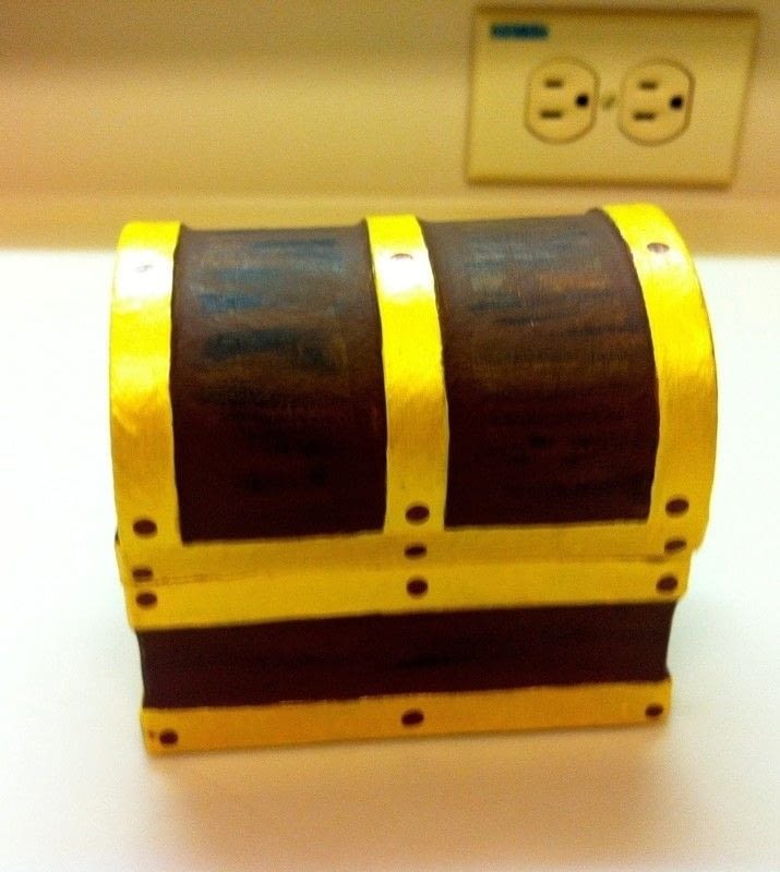 Painted Treasure Chest · A Trunk Chest · Decorating on Cut Out + Keep