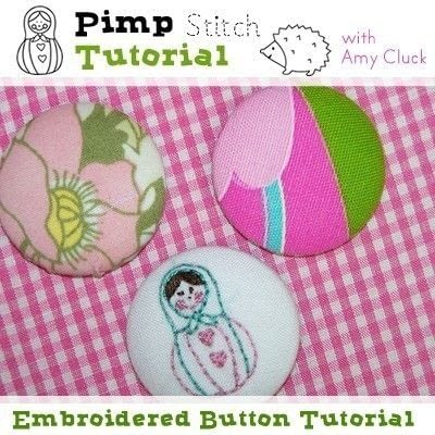 Embroidered Buttons Β· How To Make A Buttons Β· Embroidery and Sewing on ...