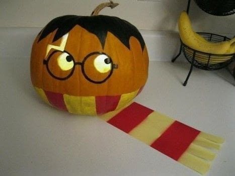  Why not get Potty for halloween? Its super easy! .  Free tutorial with pictures on how to decorate a pumpkin in under 30 minutes by patchworking and not sewing with fabric, paint, and pens. Inspired by halloween, harry potter, and pumpkins. How To posted by Elizabeth PotterLover. Difficulty: Simple. Cost: No cost. Steps: 7