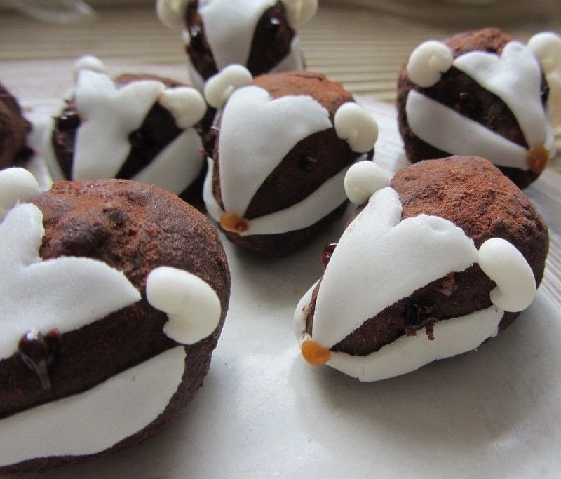 Chocolate Badger · Extract from Chocolate Animals by Frances McNaughton