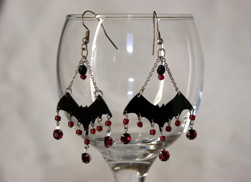 Bat Earrings · A Pair Of Chandelier Earrings · Jewelry Making and