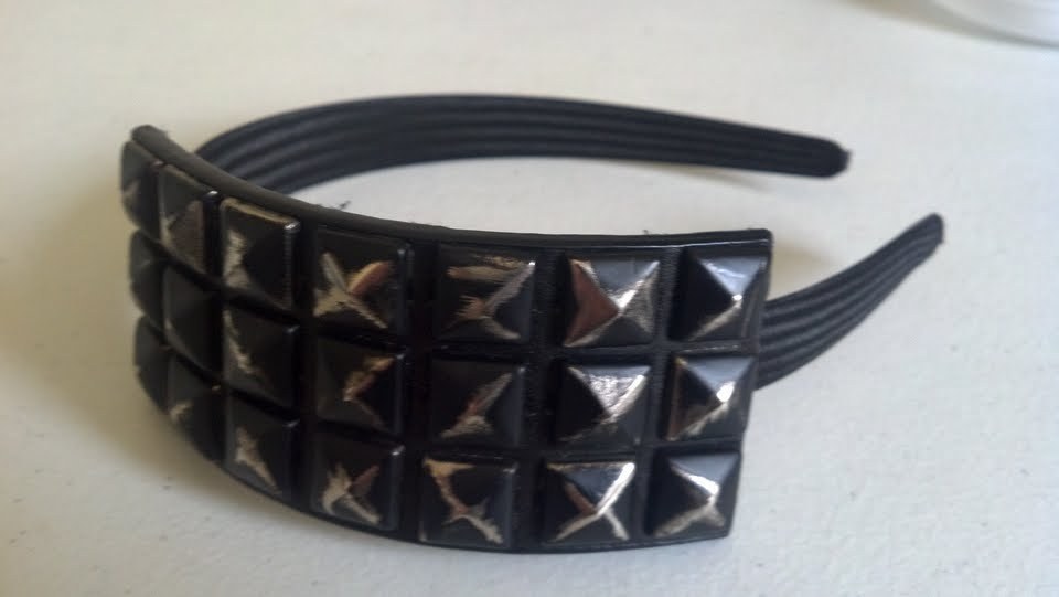 Studded Belt Headband · How To Make An Embellished Headband · Jewelry