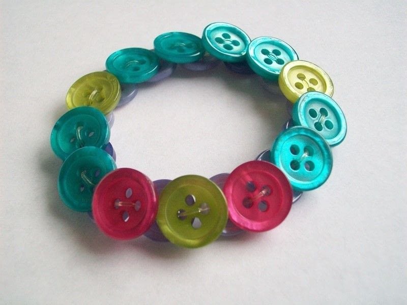 Button Bracelet · A Button Bracelet · Jewelry Making on Cut Out + Keep