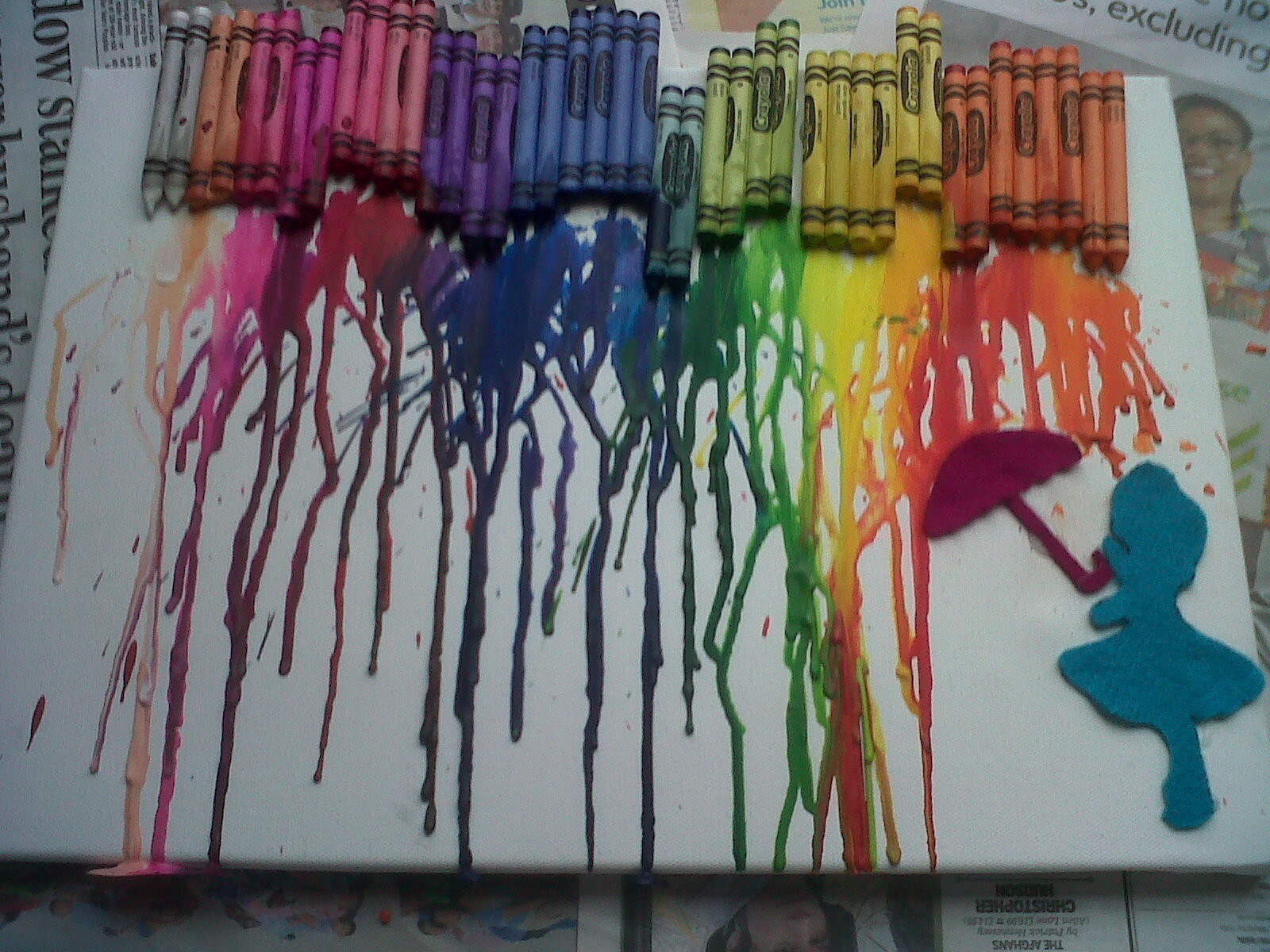 The Beauty of Melted Crayon Art on Canvas