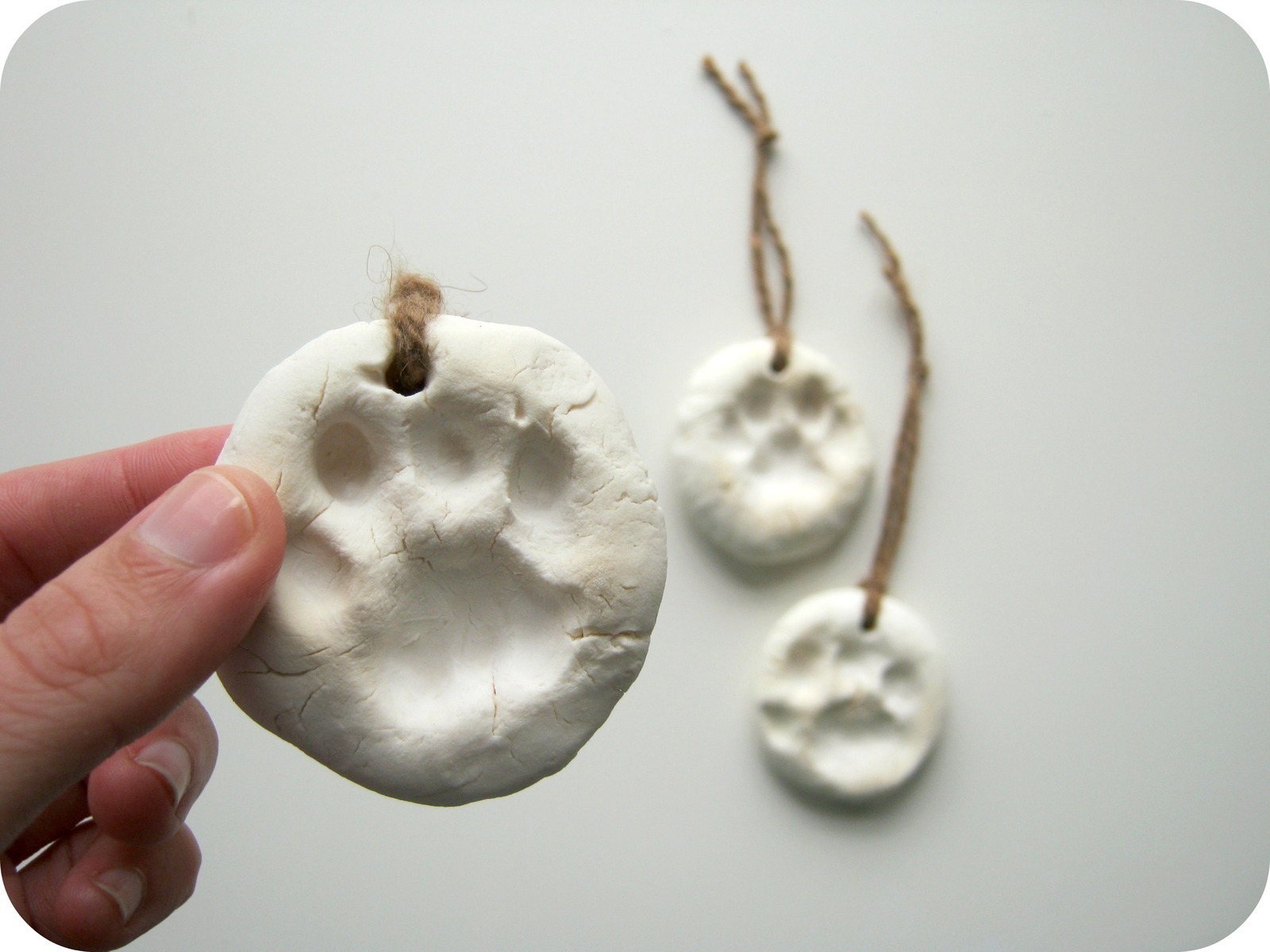 Diy Pet Paw Prints A Clay Model Decorating On Cut Out Keep