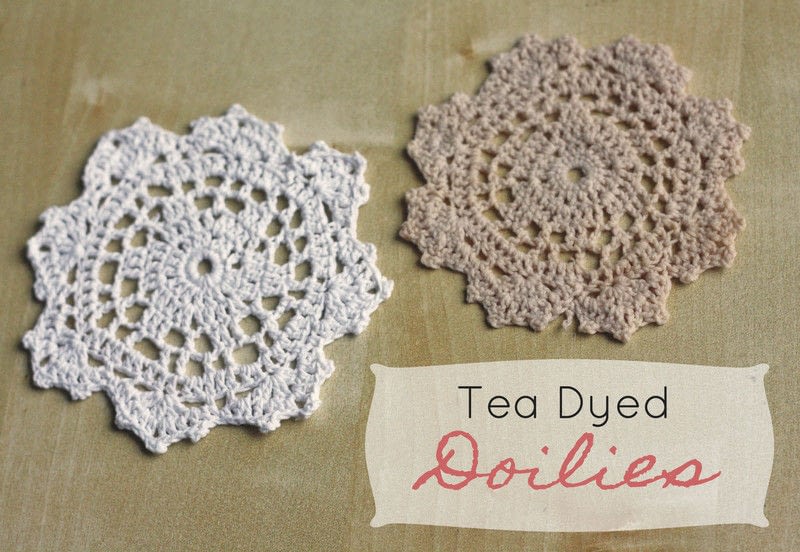 Tea Dying Doilies · How To Make A Doily · Dyeing on Cut Out + Keep